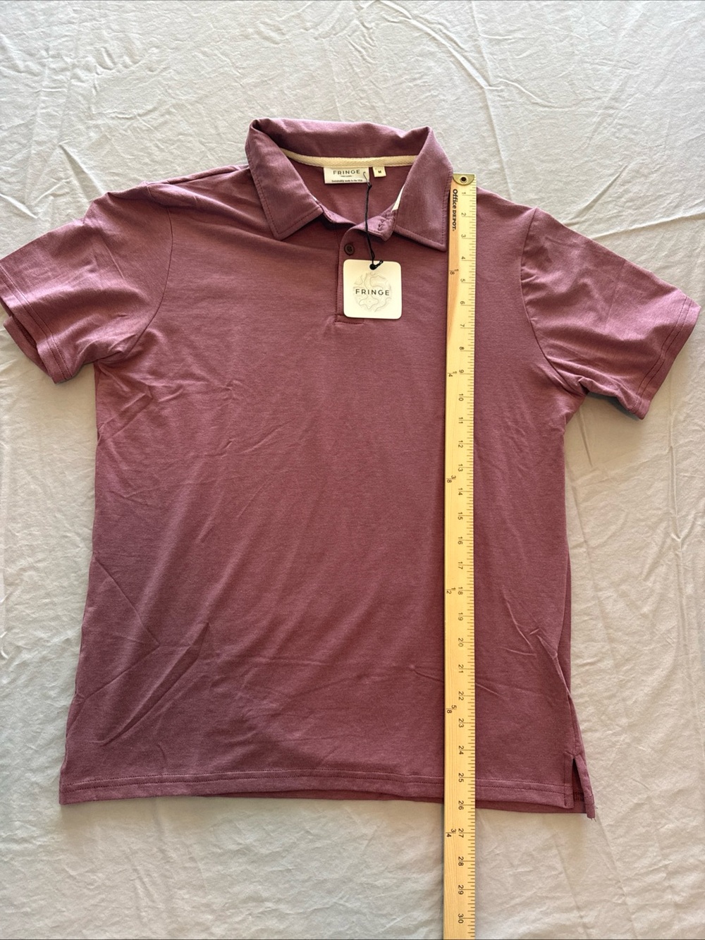 Fringe Studio Mauve Polo Shirt - Short Sleeve